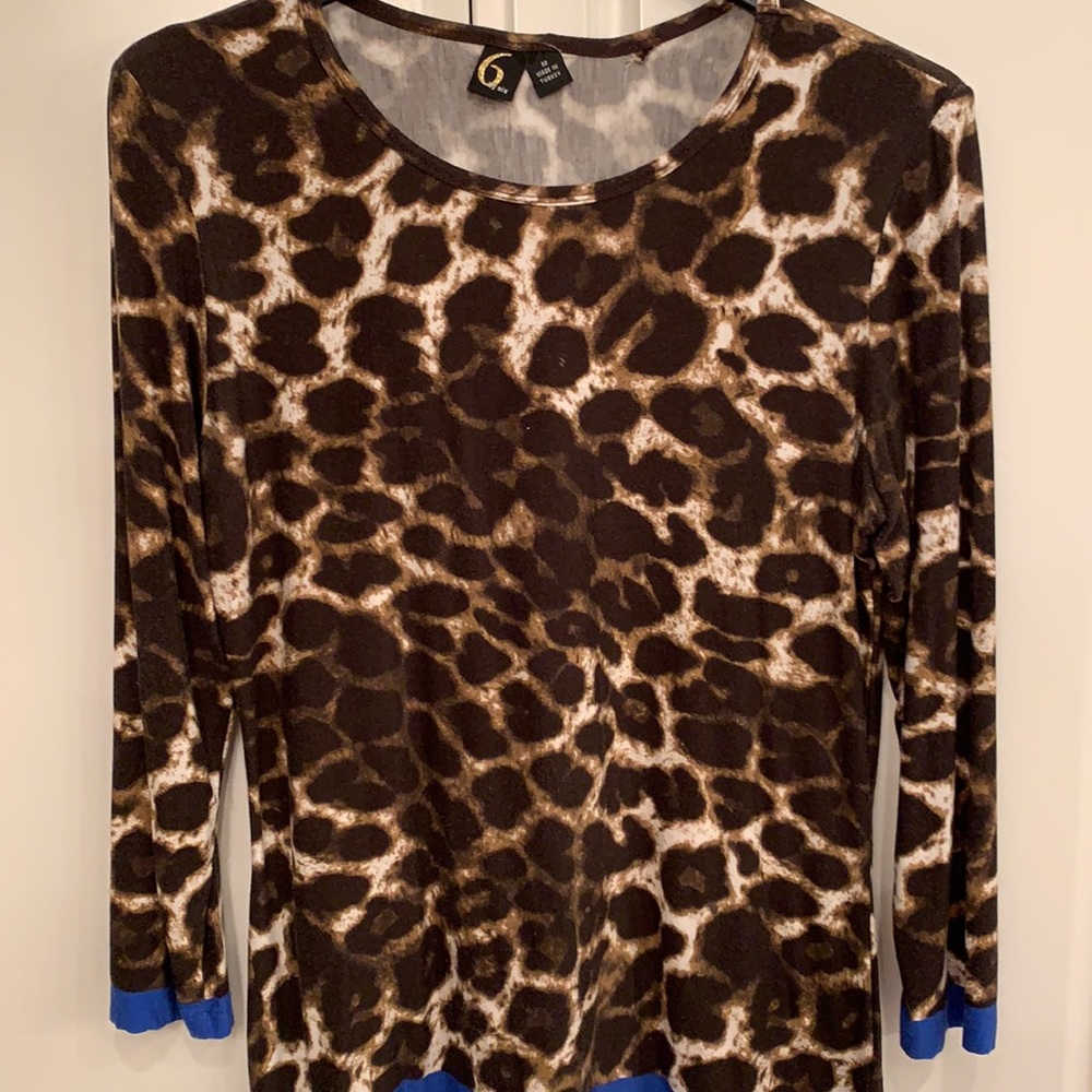 6 by six label animal print top